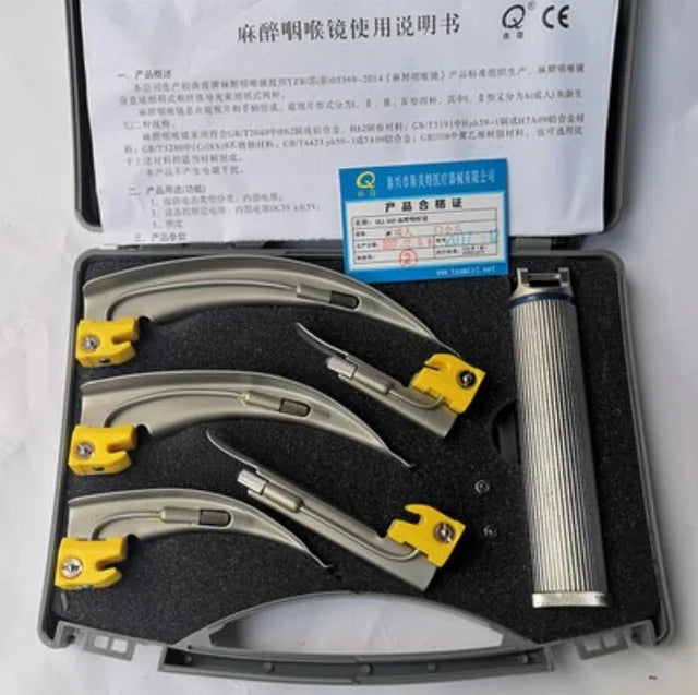 Hojas de  laringoscopio de acero inoxidable para intubación