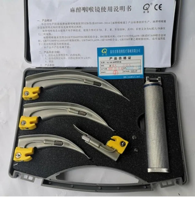 Hojas de  laringoscopio de acero inoxidable para intubación