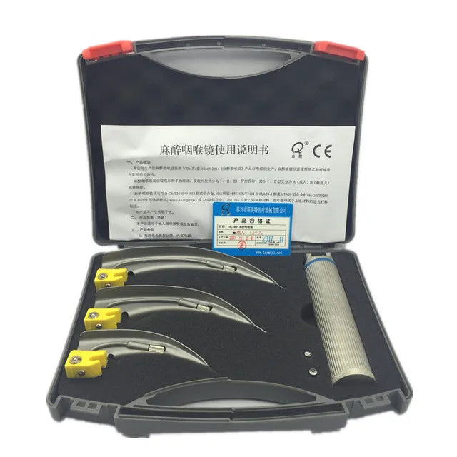 Hojas de  laringoscopio de acero inoxidable para intubación