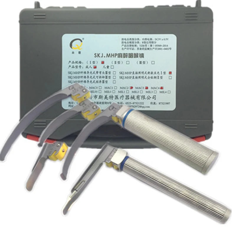 Hojas de  laringoscopio de acero inoxidable para intubación