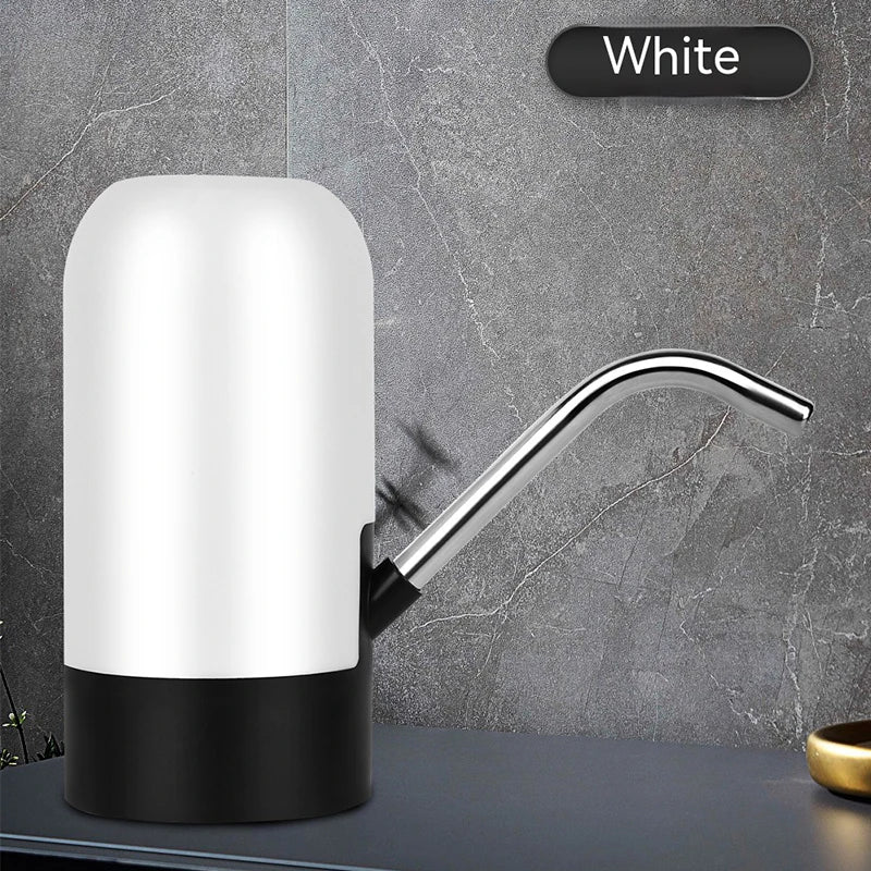 Dispensador de botellas de agua de 5 galones, bomba de agua potable automática con carga USB, dispensador de agua eléctrico portátil, interruptor de botella de agua