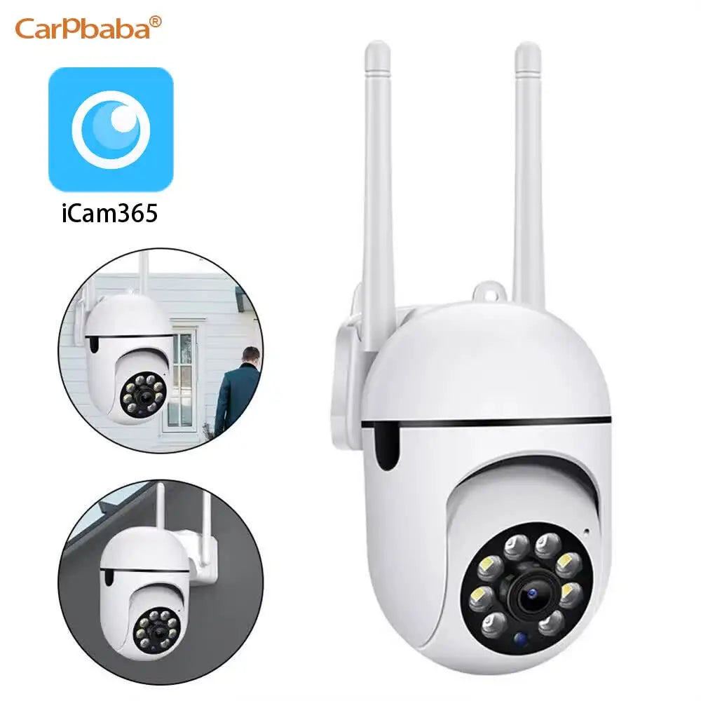 Cámara IP iCam365, aplicación inteligente para exteriores, seguridad del hogar, WIFI, vigilancia CCTV con visión nocturna en Color, inalámbrica, HD, Audio bidireccional, 1080P