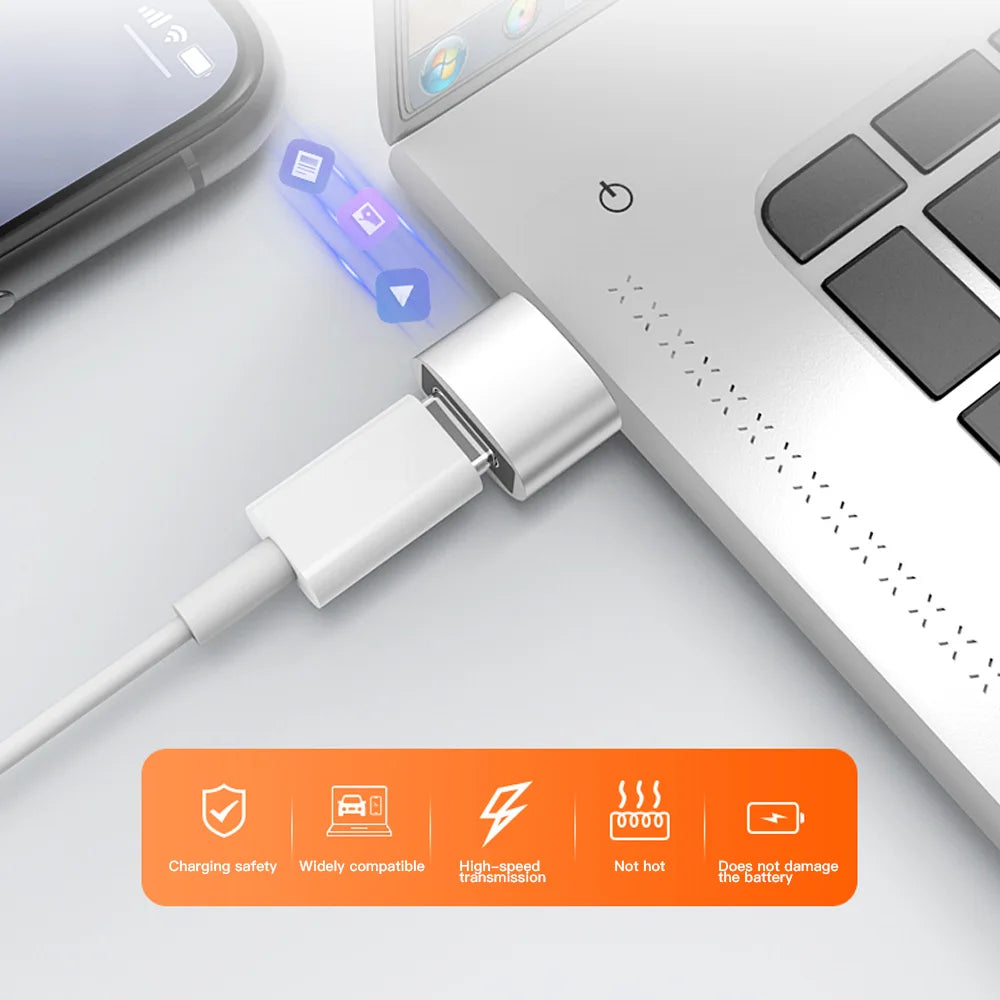 Adaptador USB a tipo C OTG, USB-C macho a Micro USB tipo c hembra, convertidor para Macbook Samsung S20 USBC OTG, 2 uds.