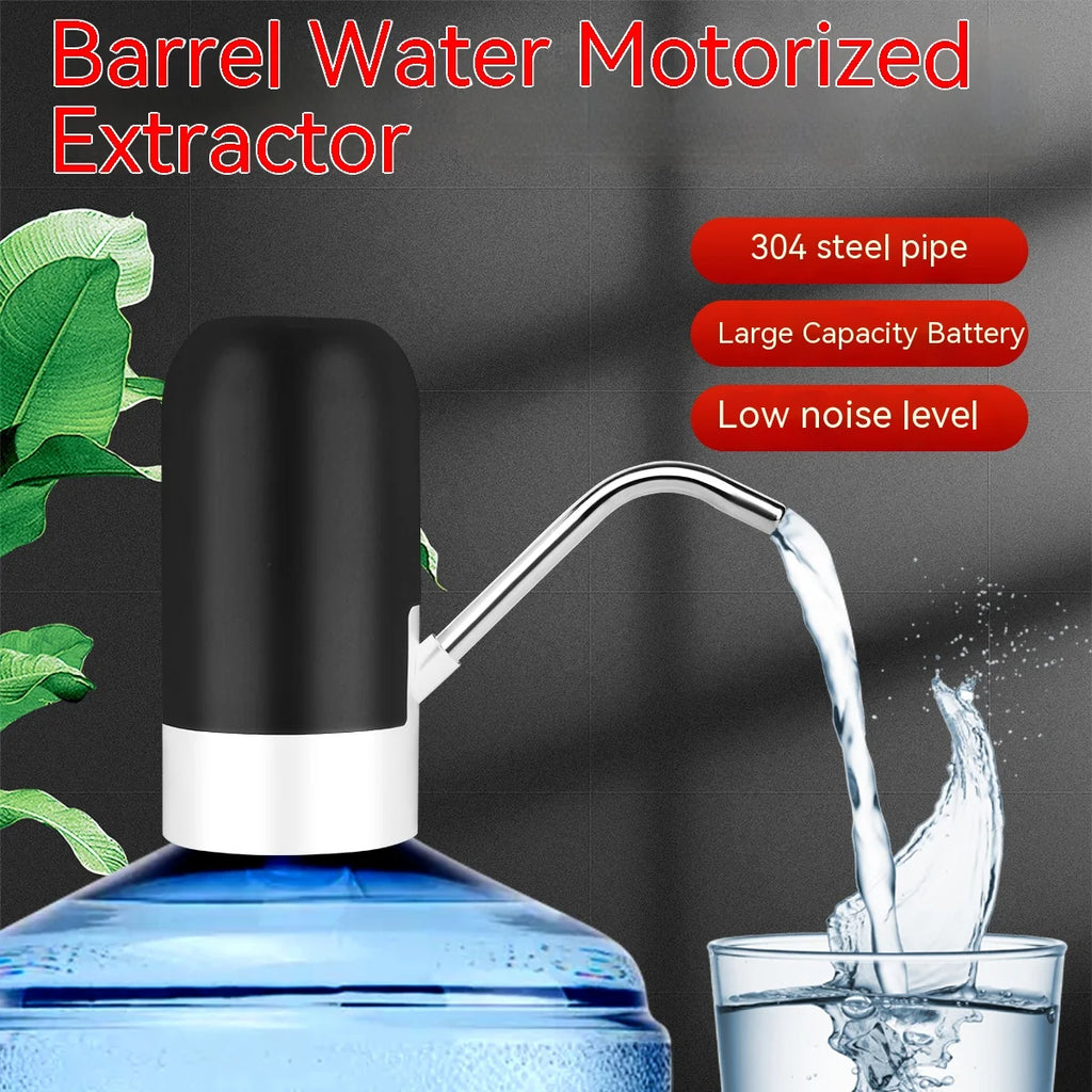 Dispensador de botellas de agua de 5 galones, bomba de agua potable automática con carga USB, dispensador de agua eléctrico portátil, interruptor de botella de agua