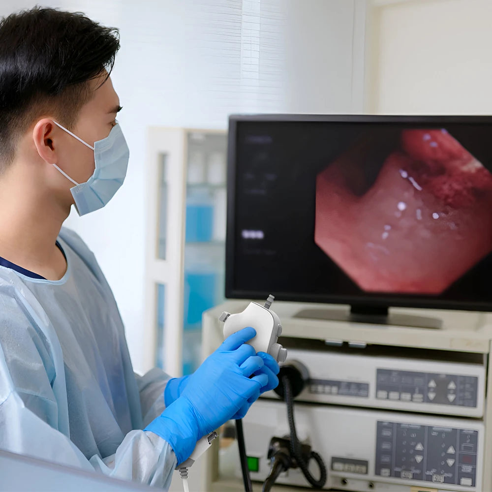 Nasofaringoscopio 3.8mm HD Rinolaringoscopio Endoscopia flexible portátil