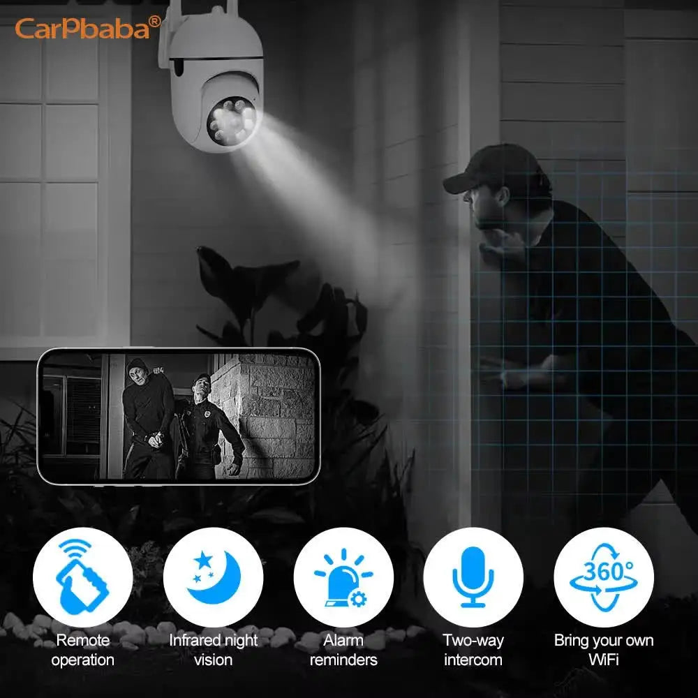 Cámara IP iCam365, aplicación inteligente para exteriores, seguridad del hogar, WIFI, vigilancia CCTV con visión nocturna en Color, inalámbrica, HD, Audio bidireccional, 1080P