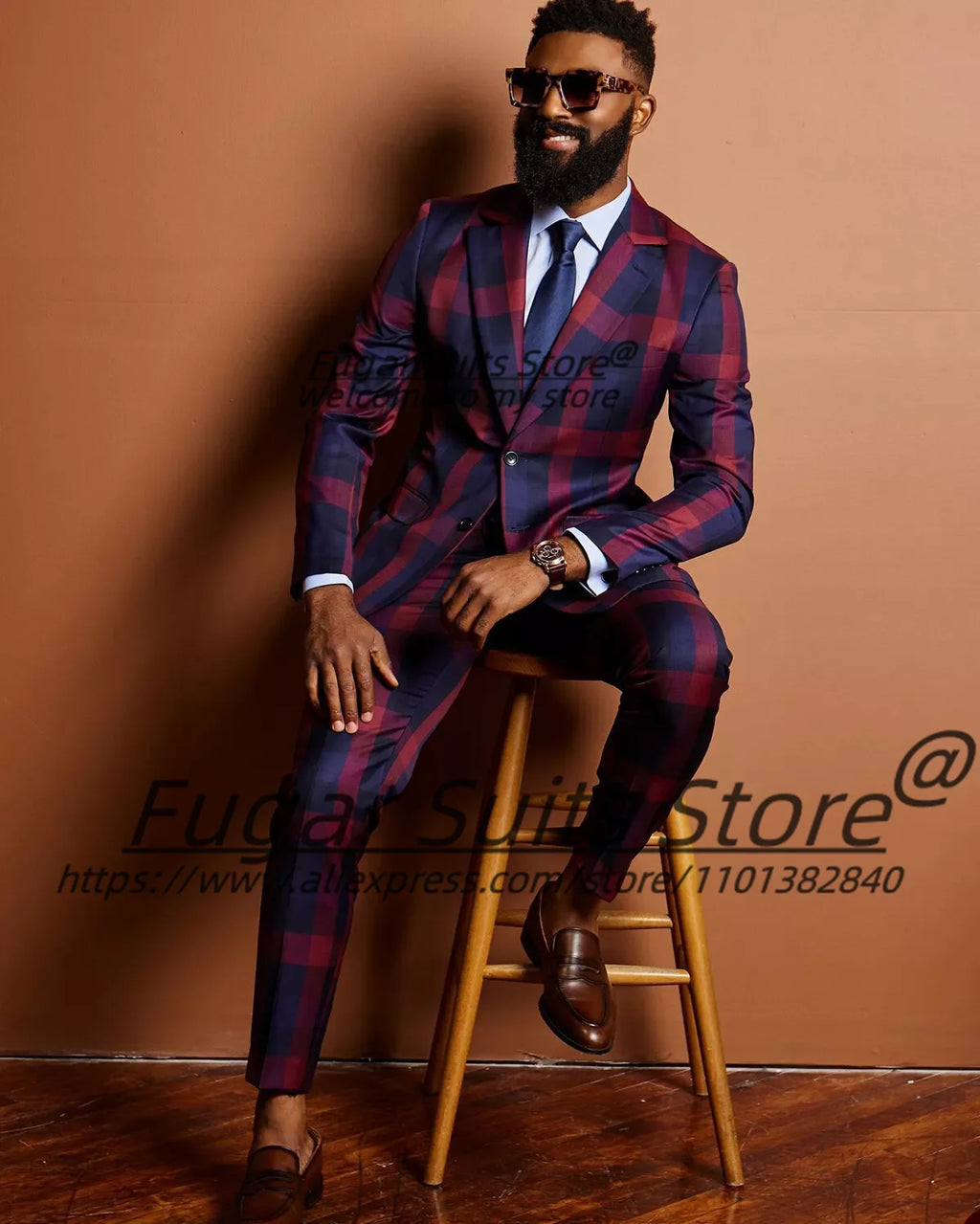 Trajes de graduación a cuadros