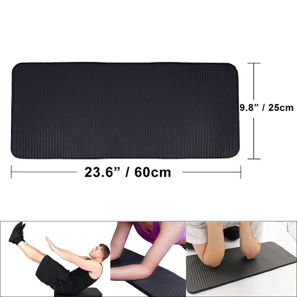 Rodillera de Yoga Extra gruesa de 1,5 cm, almohadillas de espuma antideslizantes para Yoga