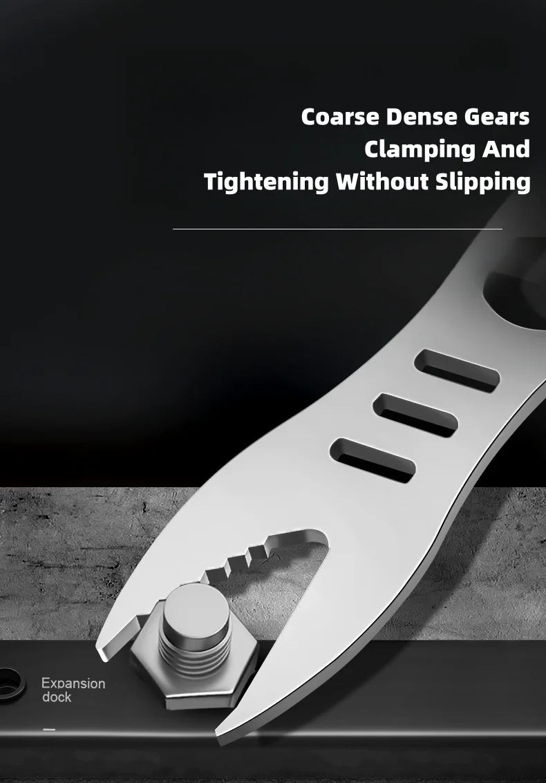 DIY multifuncional doble extremo llave de extremo abierto llave dinamométrica