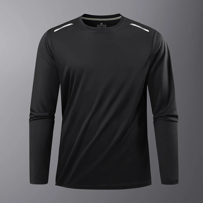 Camiseta deportiva reflectante para gimnasio para hombre