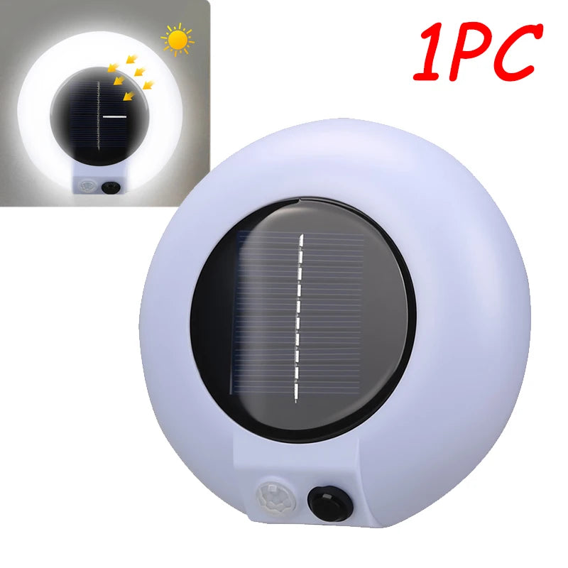 LED plegable 120 °   Luz Solar lámpara de pared para exteriores focos impermeables