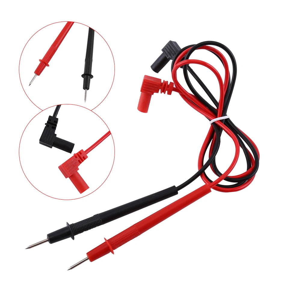 Pinza amperimétrica Digital, amperímetro, amperímetro, voltímetro de CA y CC, ohmímetro, probador de voltios, voltímetro LCD