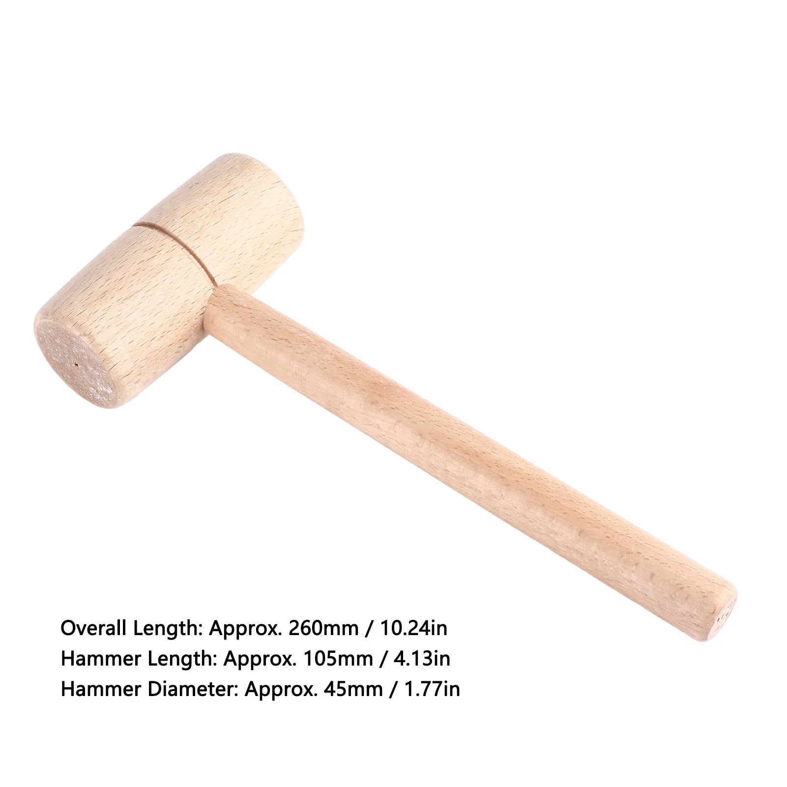 Martillo de madera de haya para carpintero