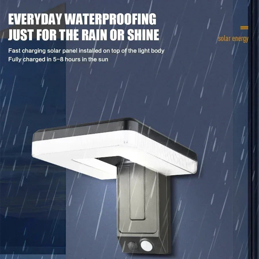 LED plegable 120 °   Luz Solar lámpara de pared para exteriores focos impermeables