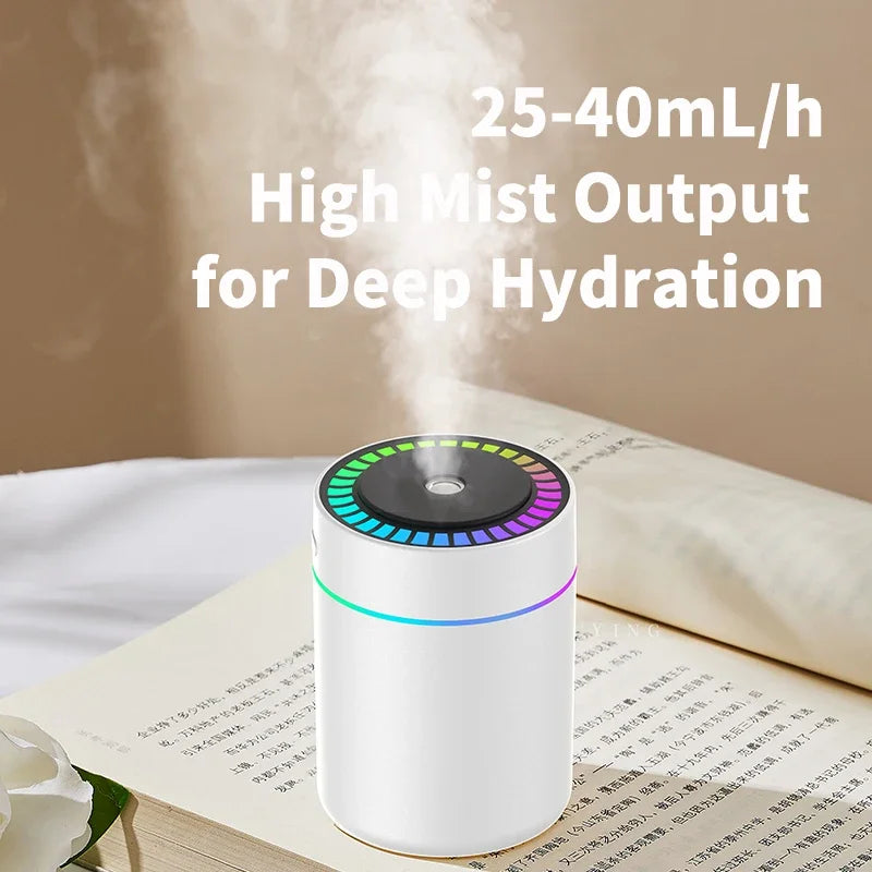 Mini humidificador de aire de 180ML, difusor de Aroma eléctrico USB, purificador de aceites esenciales, generador de niebla de aromaterapia, luces para coche, hogar y dormitorio