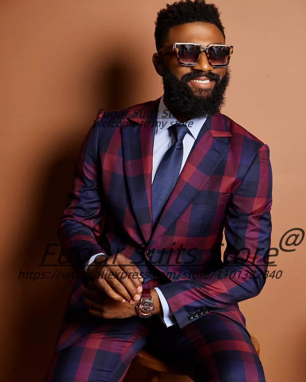 Trajes de graduación a cuadros