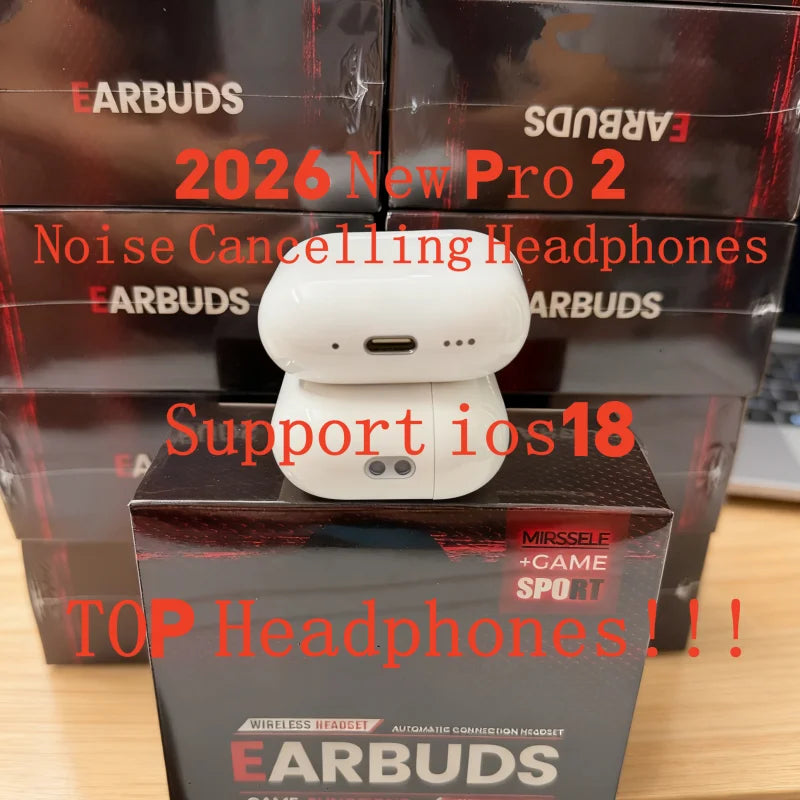 auriculares inalámbricos Bluetooth Pro 2 Air4 con cable tipo C y auriculares para juegos con cancelación activa de ruido HiFI