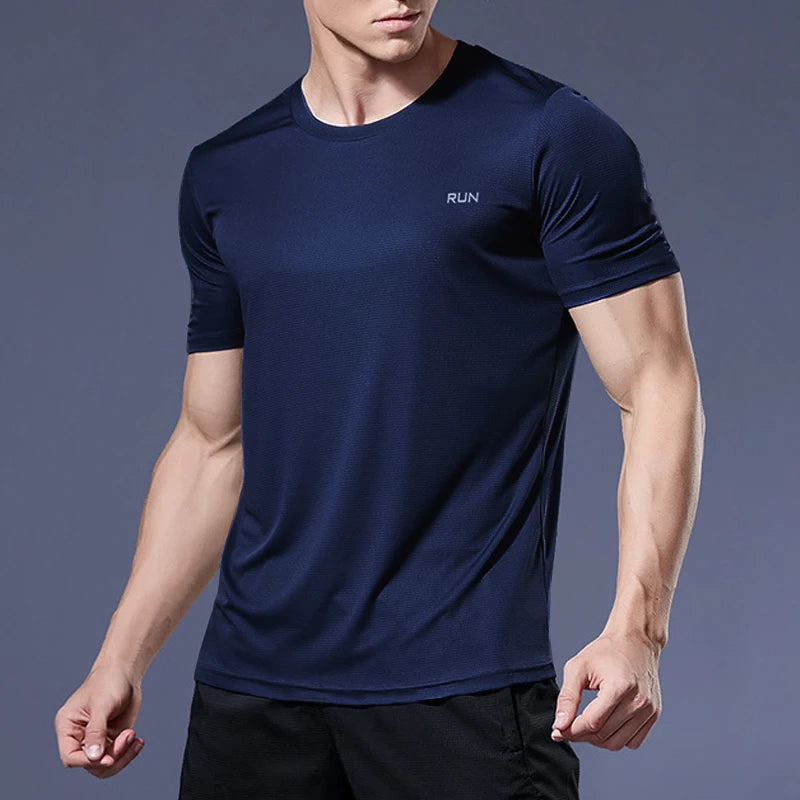 Camisetas para correr, camisetas de fútbol, Jersey para hombre, ropa deportiva para hombre, camisetas para correr, Camiseta deportiva de compresión de secado rápido, gimnasio y Fitness