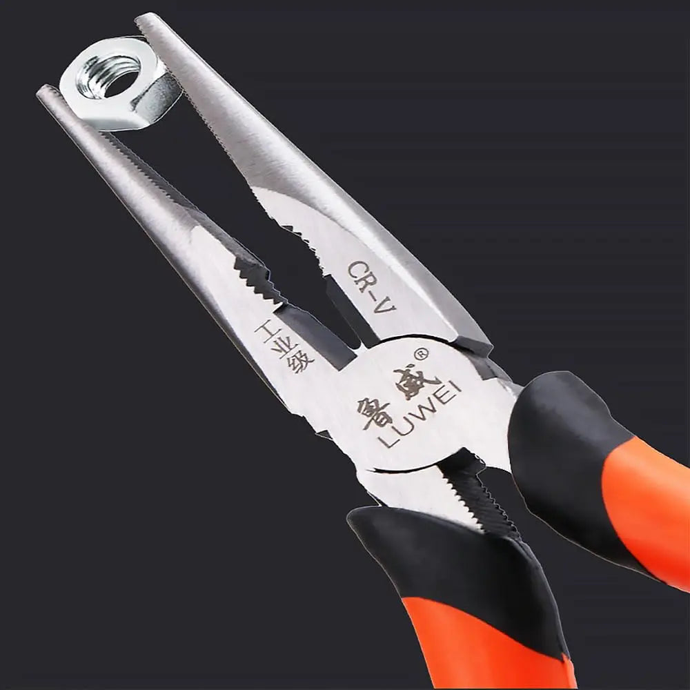 Alicates de punta larga de 6 pulgadas con cortador de alambre