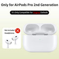 Funda para batería de auriculares inalámbricos, compatible con AirPods Pro&Pro 2, compatible con carga inalámbrica, puede conducir fotografías, auriculares