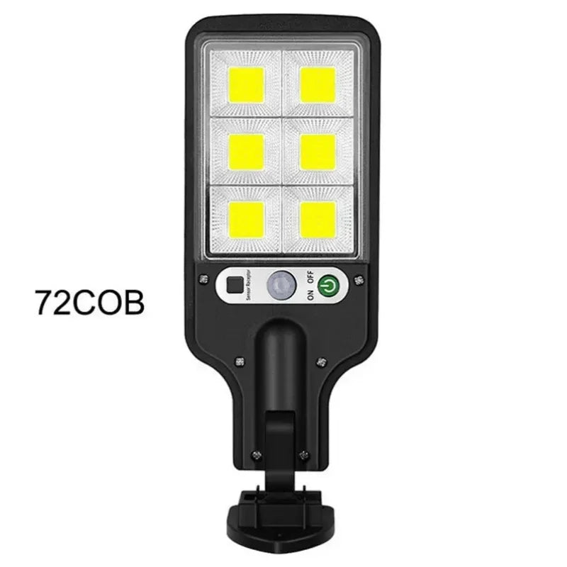 Lámpara Solar Led de pared para exteriores, iluminación de seguridad con 3 modos, Sensor de movimiento, impermeable, para camino de Patio y jardín