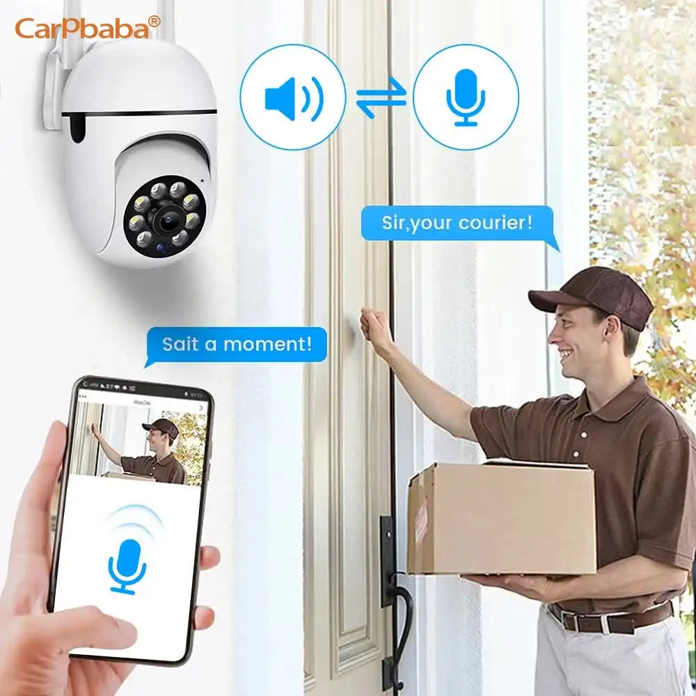 Cámara IP iCam365, aplicación inteligente para exteriores, seguridad del hogar, WIFI, vigilancia CCTV con visión nocturna en Color, inalámbrica, HD, Audio bidireccional, 1080P