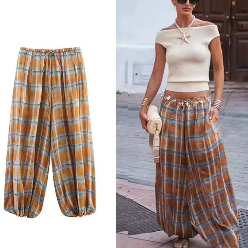 Pantalones bombachos versátiles a la moda de otoño 2025 para mujer