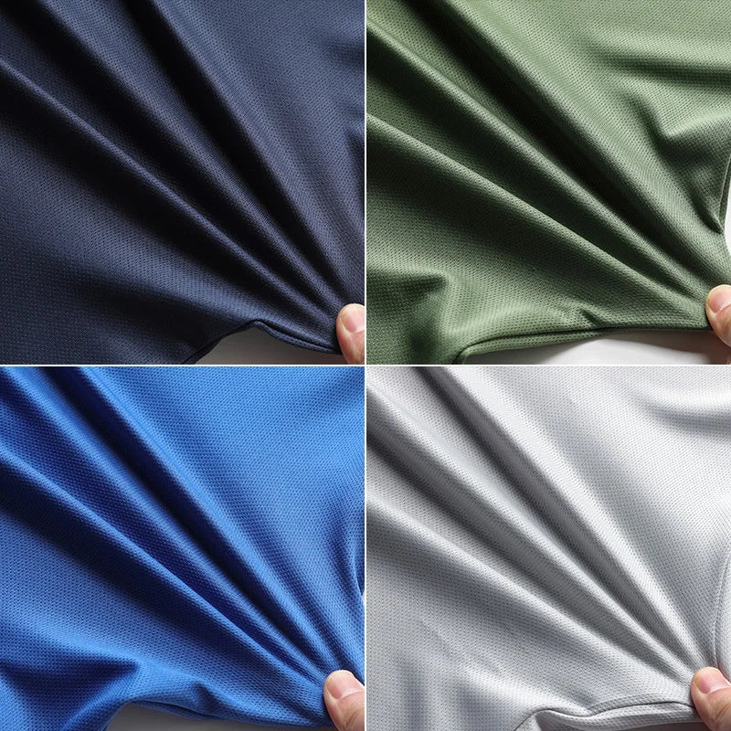 Camiseta de gimnasio de secado rápido ropa de calle deportiva