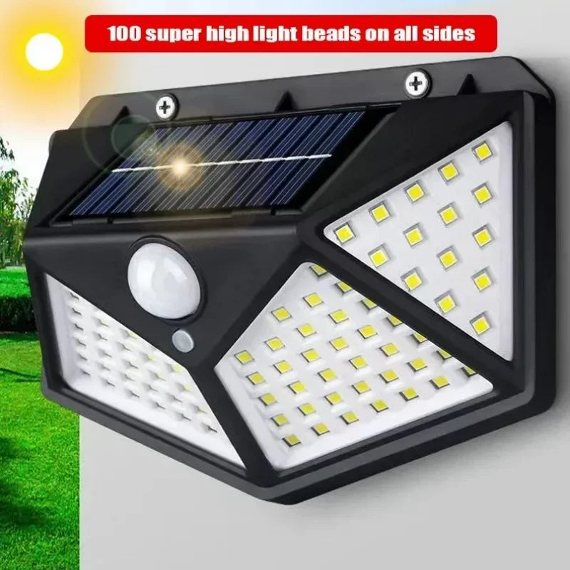 luz lámparas solares de seguridad impermeables al aire libre para jardín Patio camino luz de Control remoto