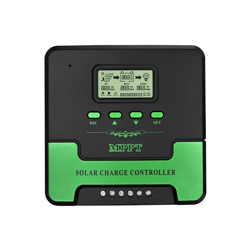 Controlador de carga Solar MPPT Wifi automático de 12V 24V 10A-60A regulador de Panel Solar USB Dual para batería de litio de plomo y ácido Lifepo4