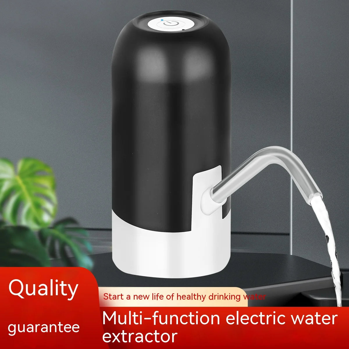Dispensador de botellas de agua de 5 galones, bomba de agua potable automática con carga USB, dispensador de agua eléctrico portátil, interruptor de botella de agua