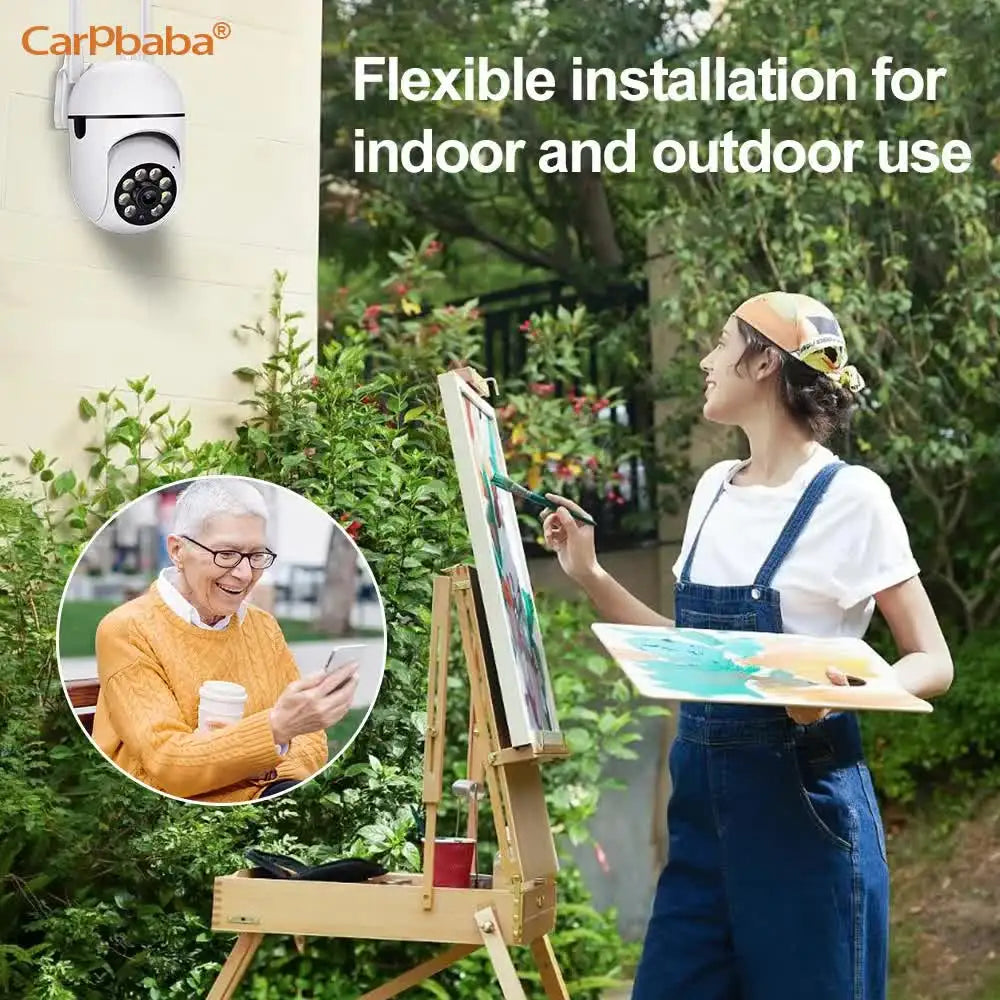 Cámara IP iCam365, aplicación inteligente para exteriores, seguridad del hogar, WIFI, vigilancia CCTV con visión nocturna en Color, inalámbrica, HD, Audio bidireccional, 1080P