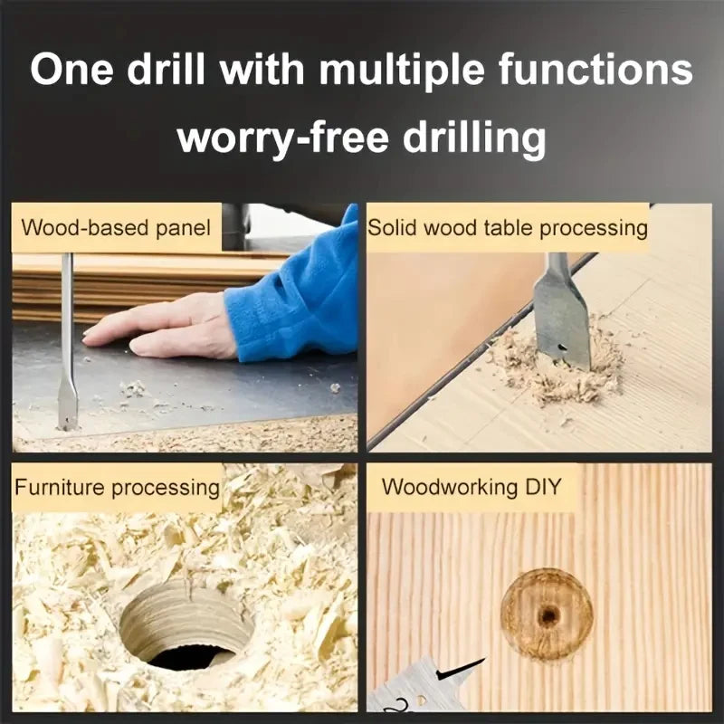 Juego de brocas de pala para carpintería