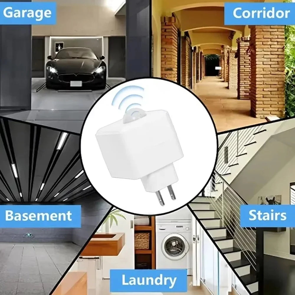 AC85-265V E27 Base de lámpara Led con Sensor de movimiento PIR soporte de bombilla de inducción humana adaptador de enchufe convertidor ajustable