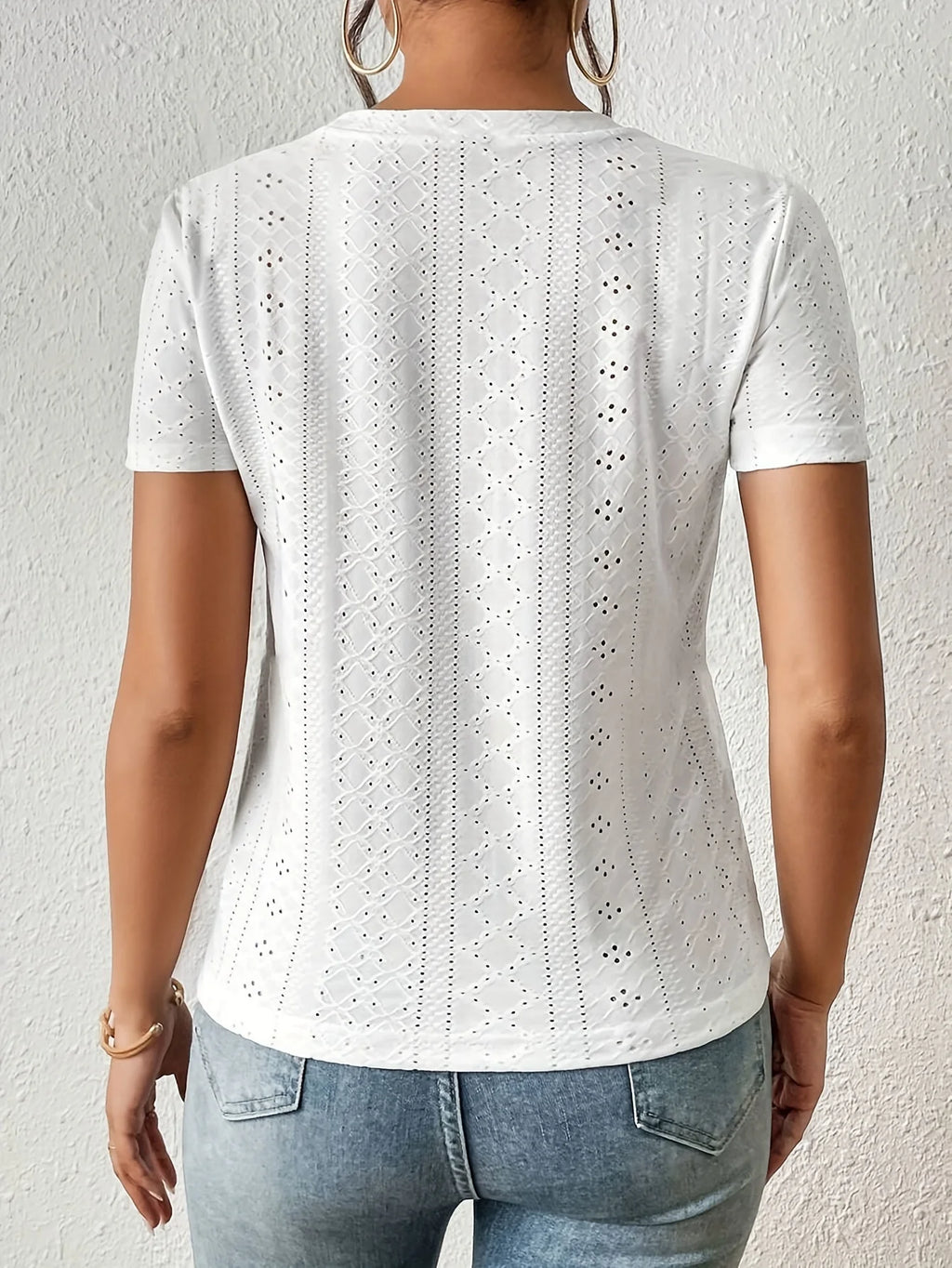 Camiseta de manga corta para mujer