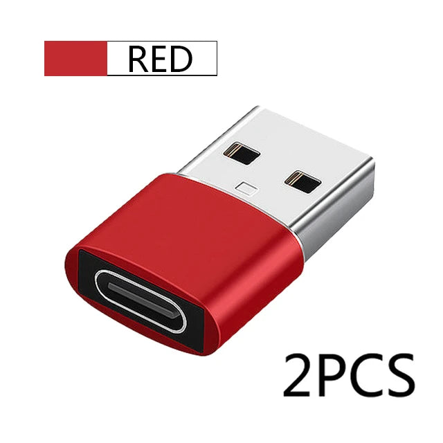 Adaptador USB a tipo C OTG, USB-C macho a Micro USB tipo c hembra, convertidor para Macbook Samsung S20 USBC OTG, 2 uds.